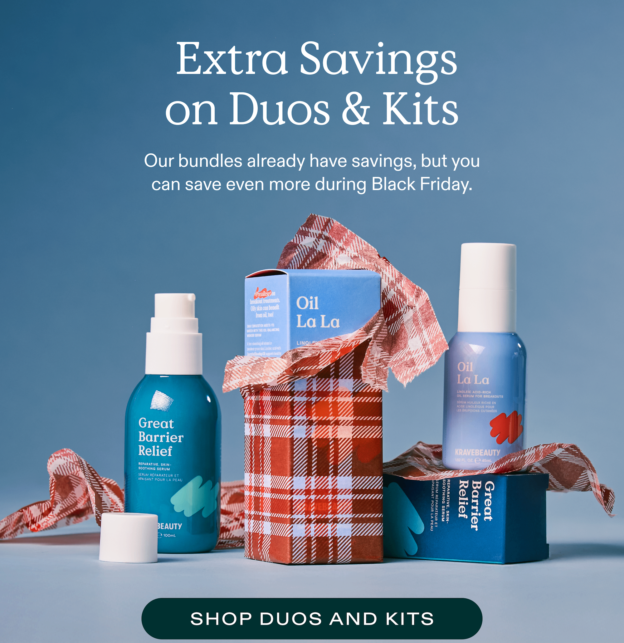 Extra Savings on Duos & Kits