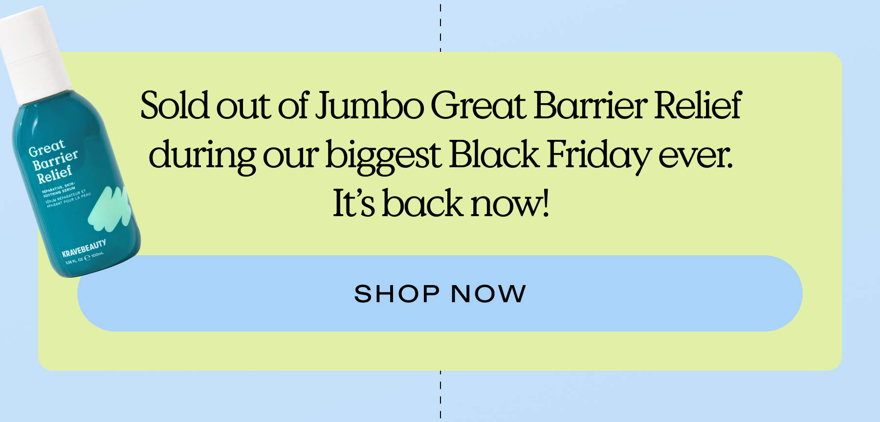 Sodl out of Jumbo Great Barrier Relief
