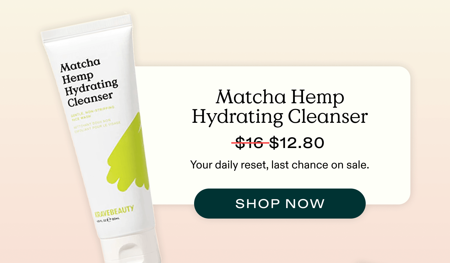 Matcha Hemp Hydrating Cleanser