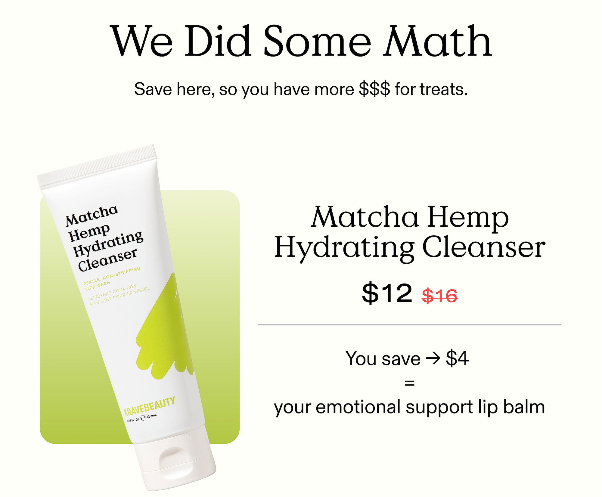 Matcha Hemp Hydrating Cleanser