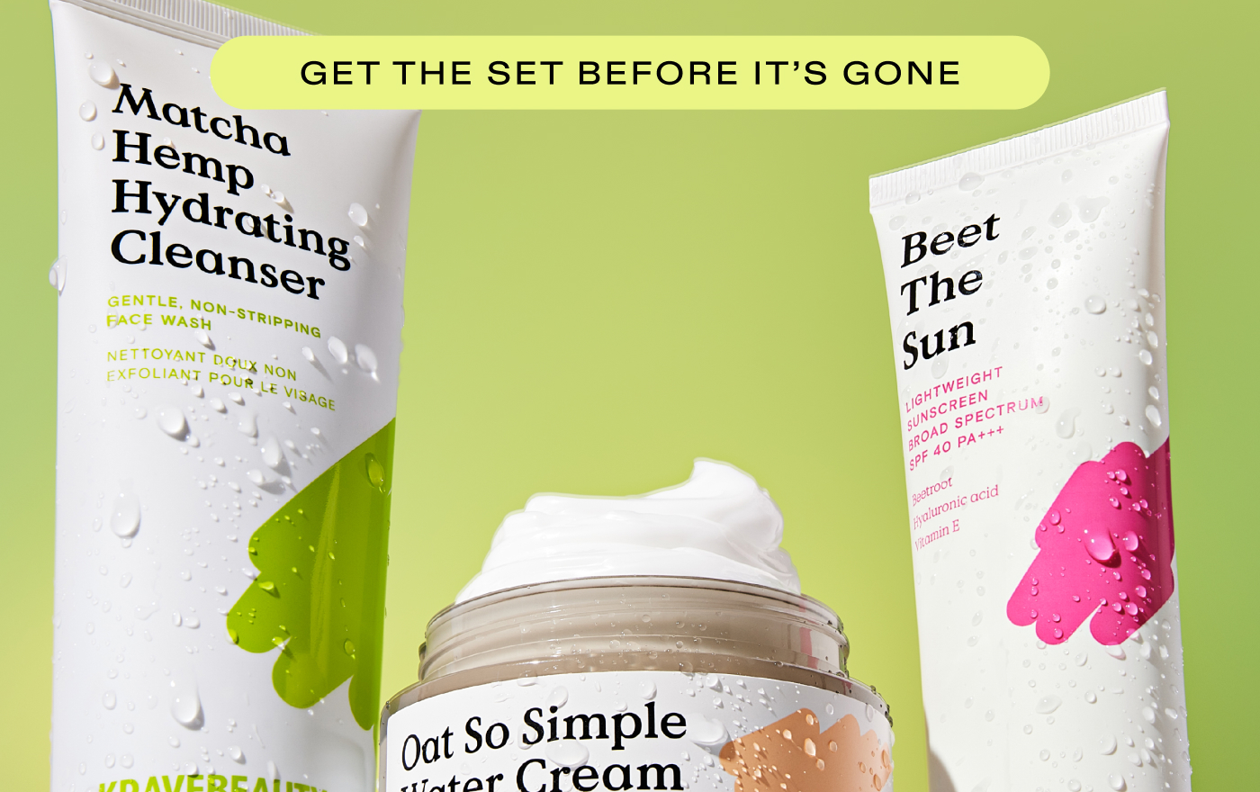 GET THE SET BEFORE IT'S GONE