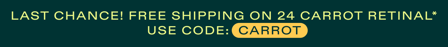 Use code: CARROT