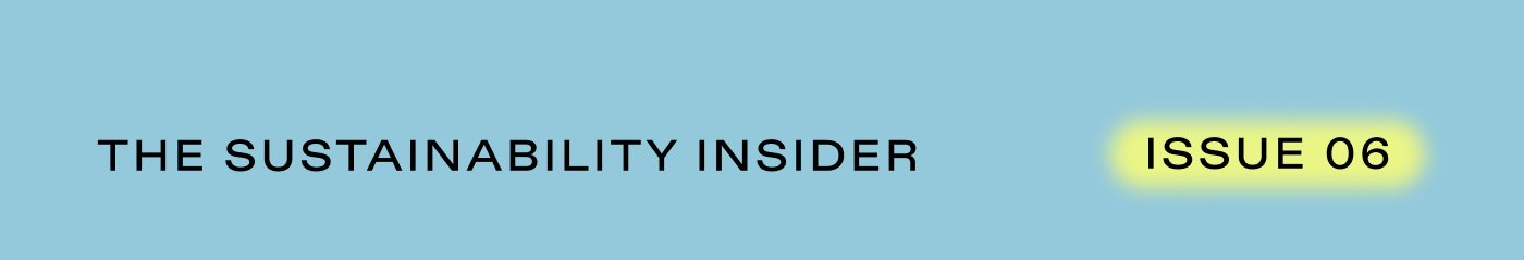 THE SUSTAINABILITY INSIDER: ISSUE 06
