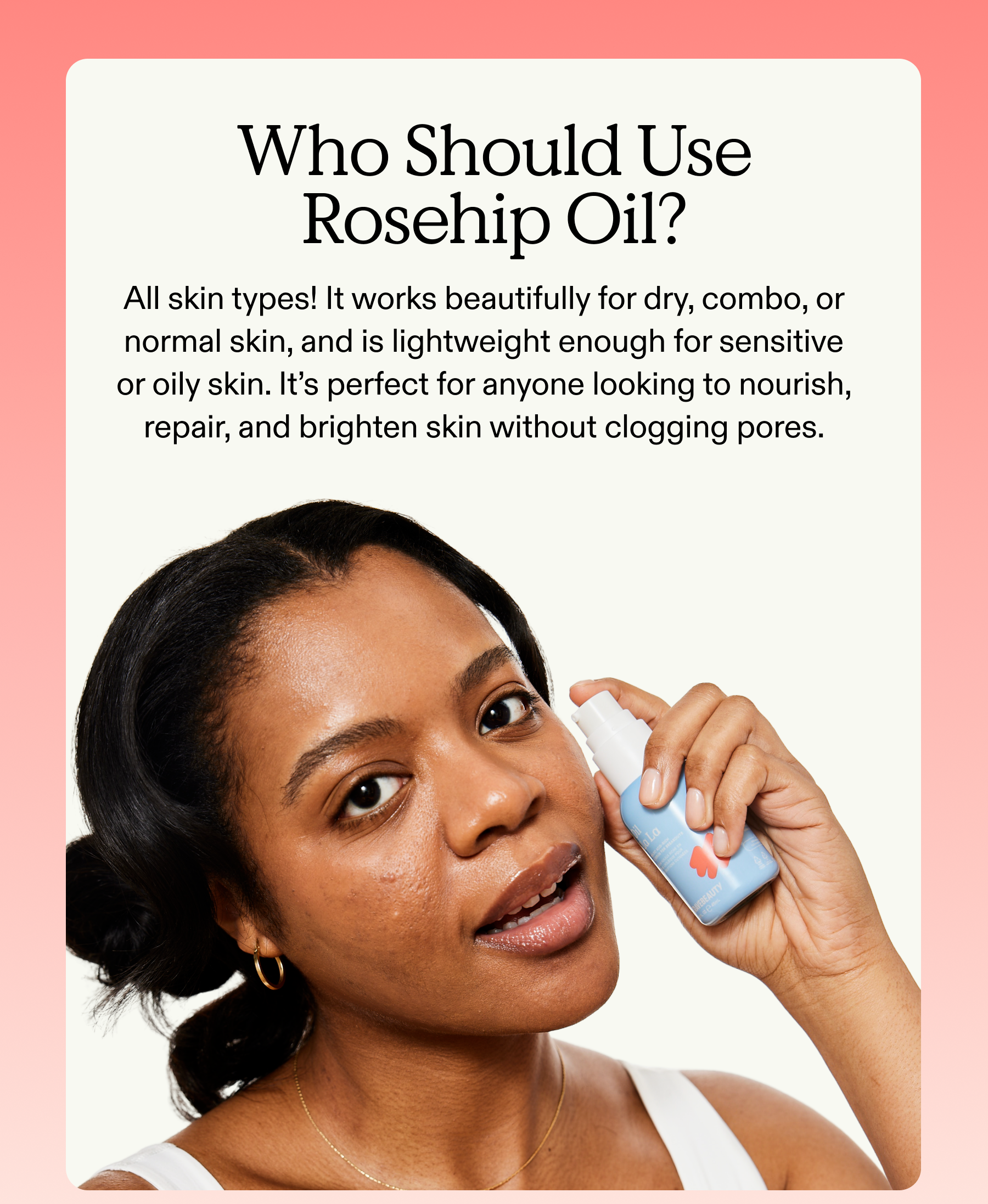 Who should use rosehip oil?