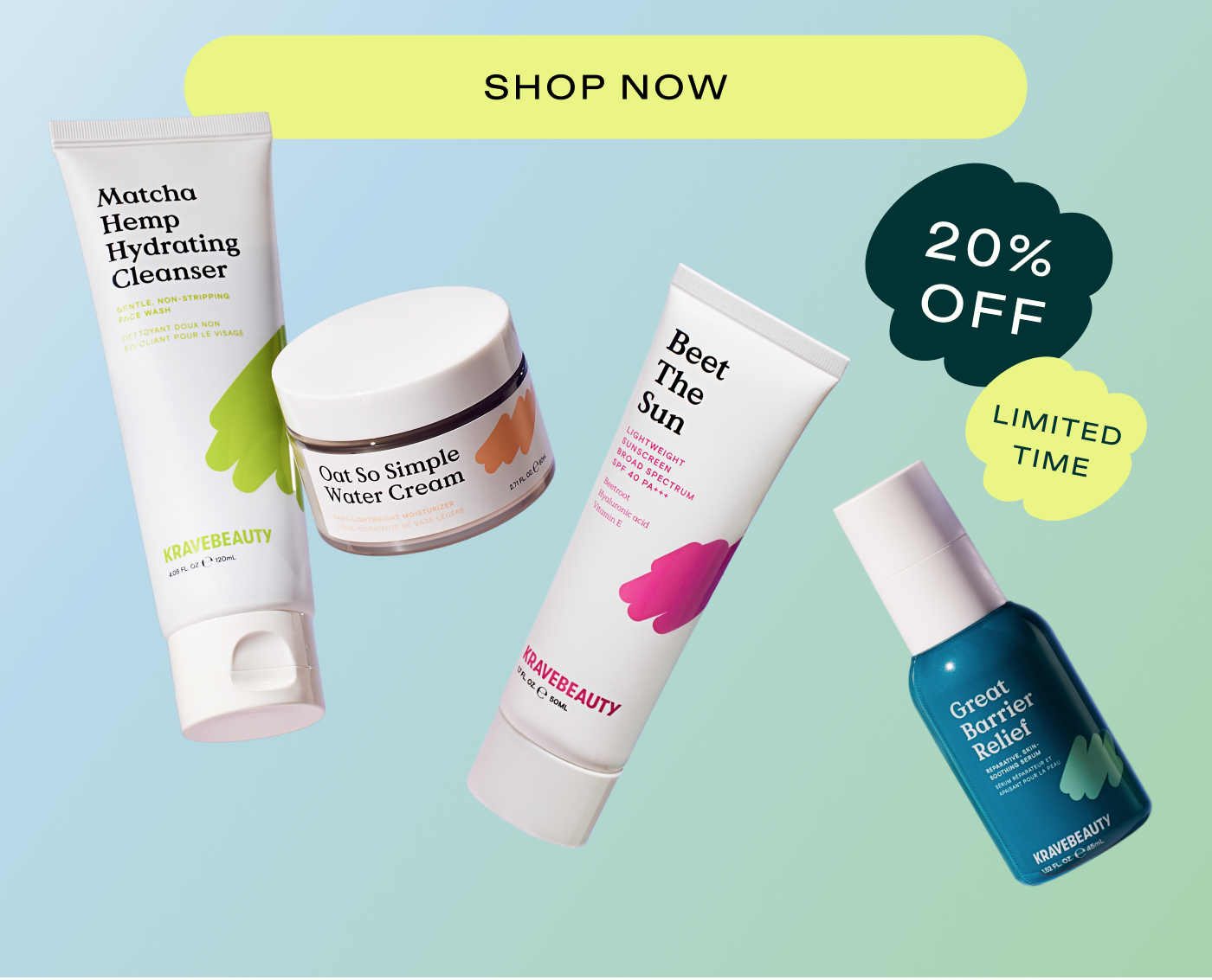 20% Off!  |  SHOP NOW