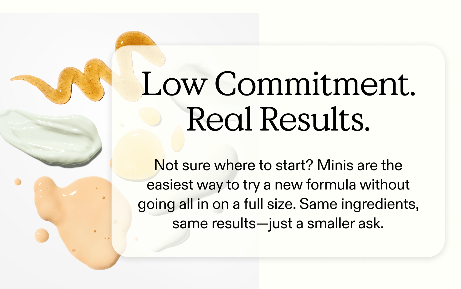 Low Commitment. Real Results.