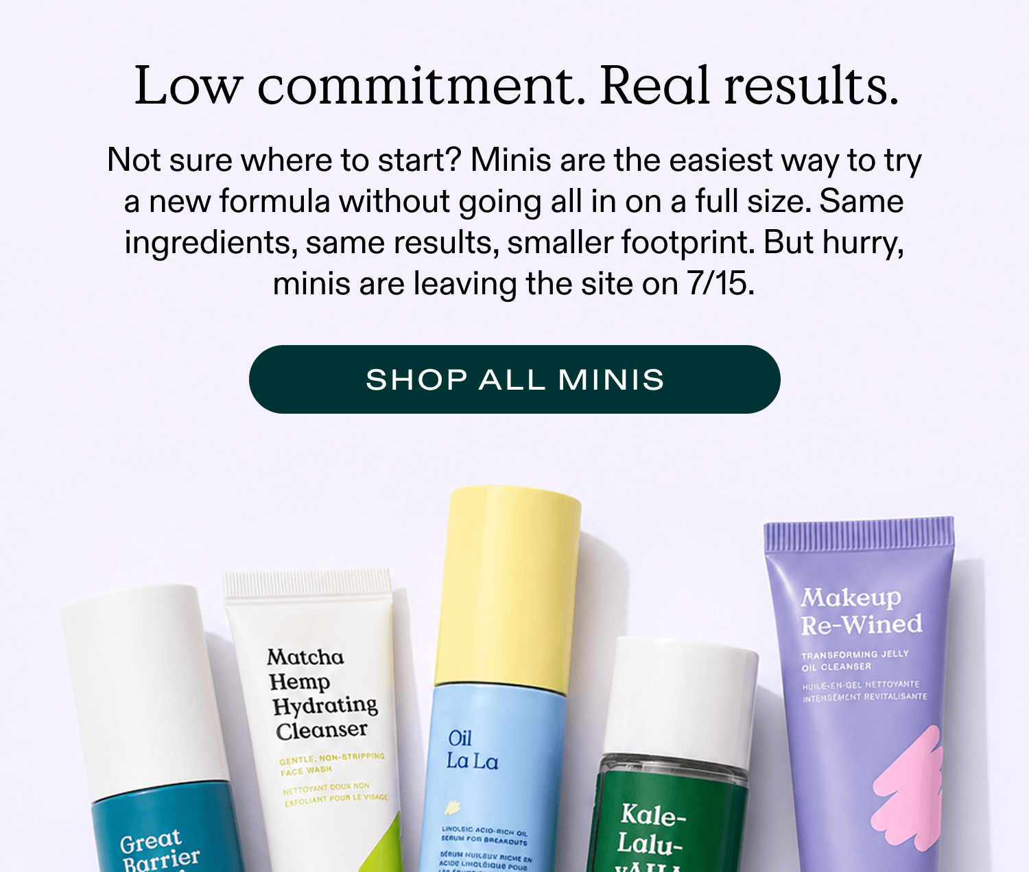 Low commitment. Real results.