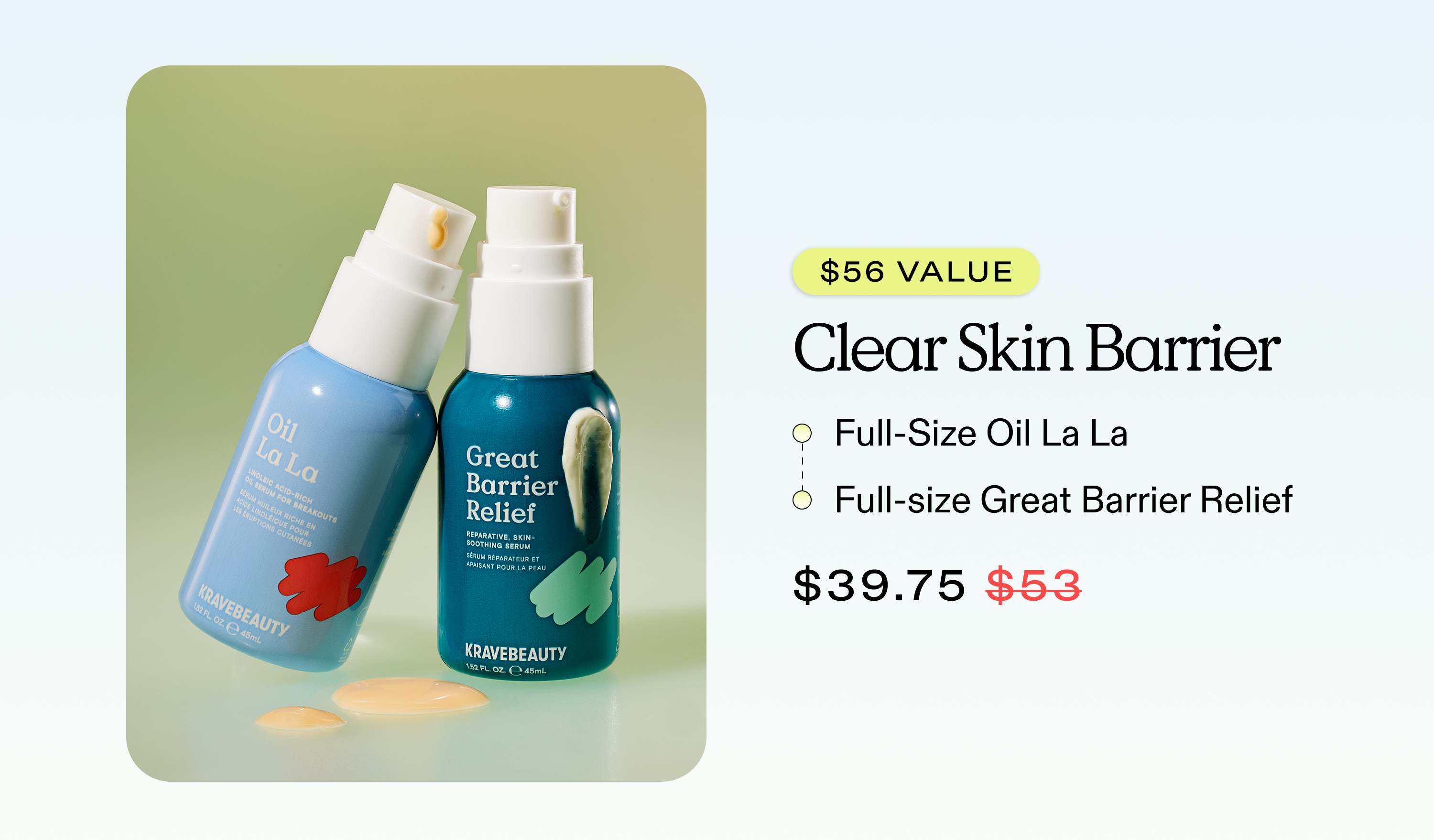 Clear skin barrier