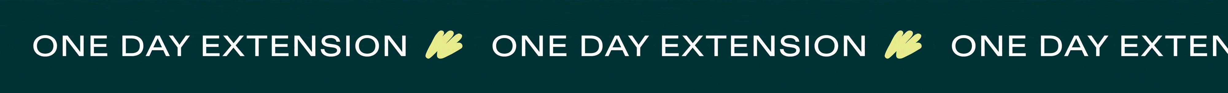 One Day Extension