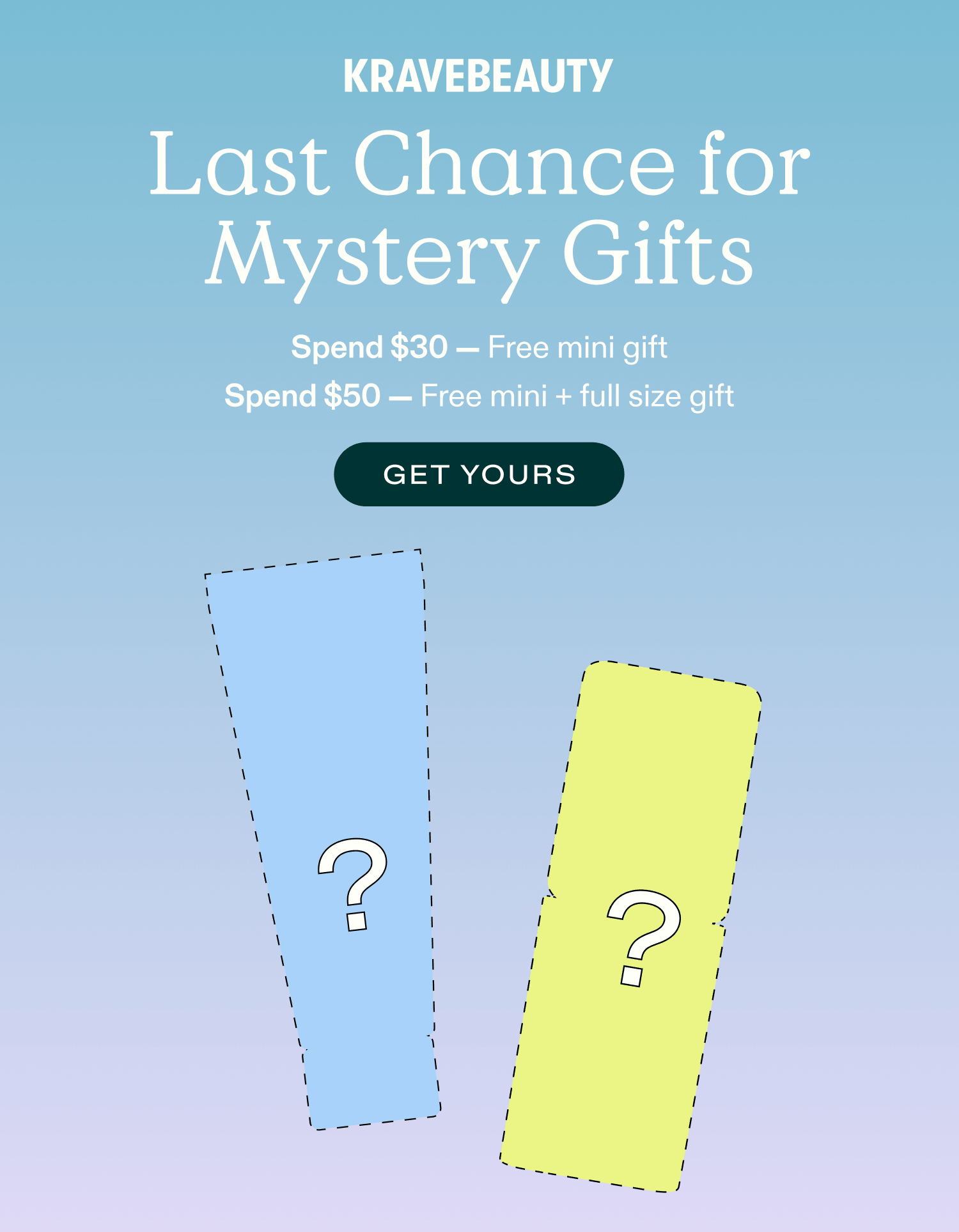 LAST CHANCE for Mystery Gifts - Get Yours