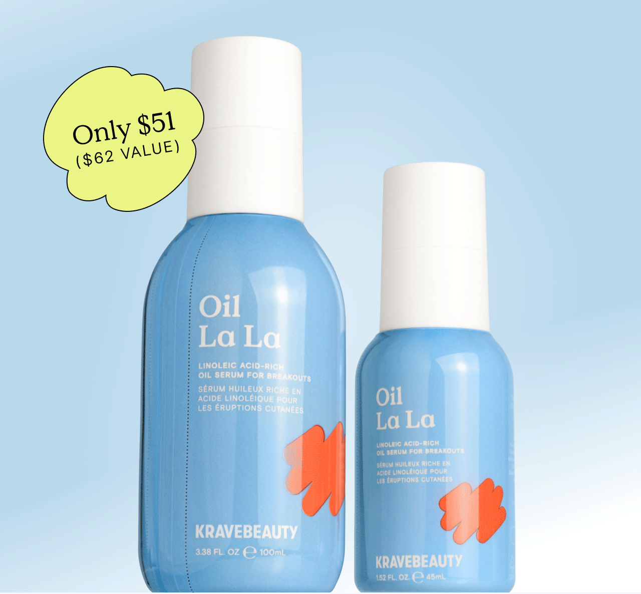 Jumbo Oil La La- Only $51 ($62 value)- next to regular Oil La La 
