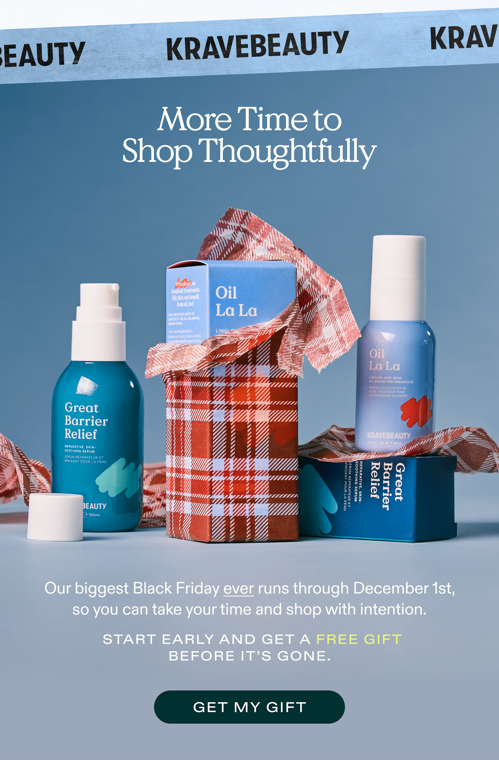 More time to shop thoughtfully
