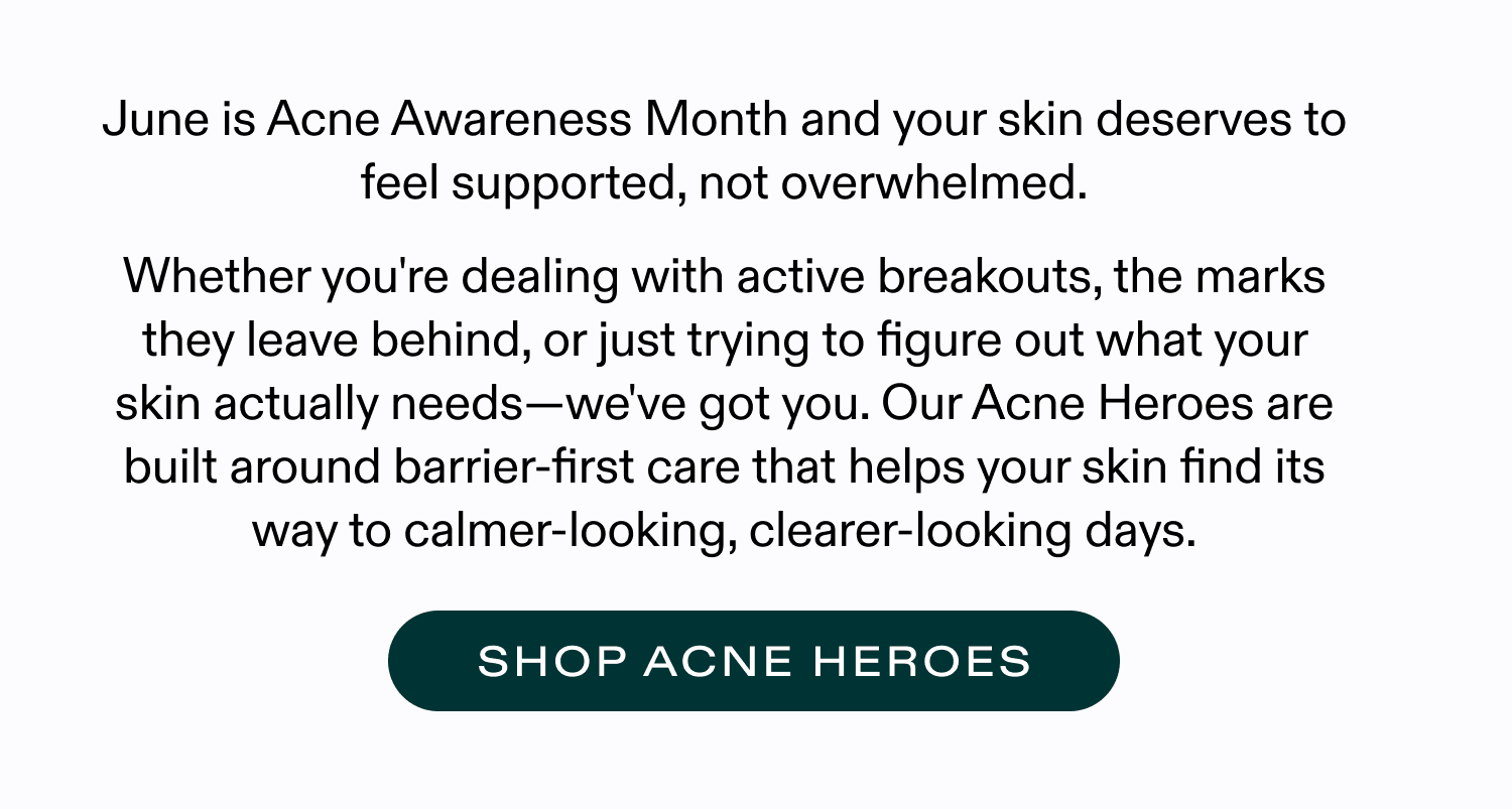 Shop Acne Heroes this Acne Awareness Month