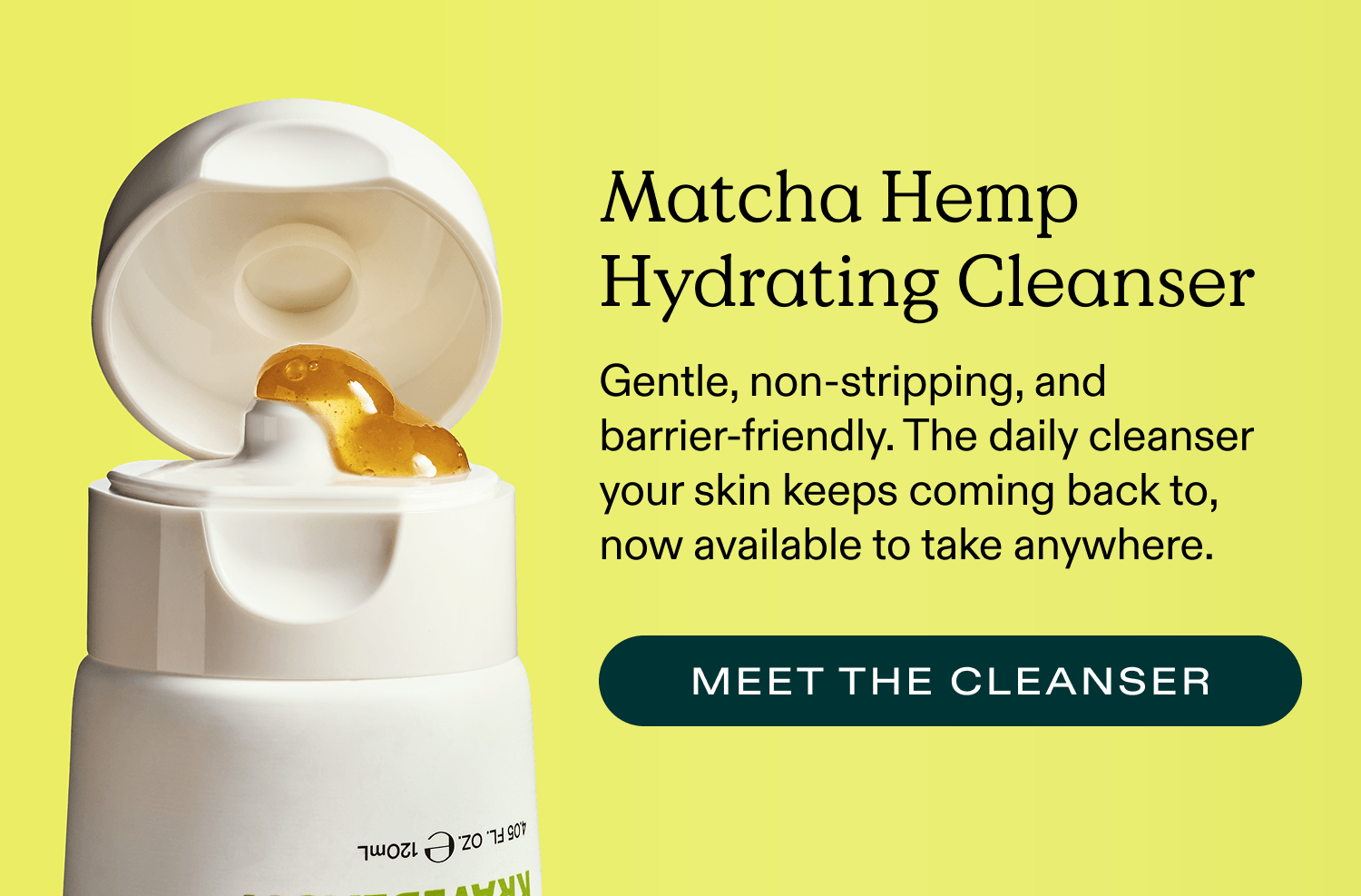 Matcha Hemp Hydrating Cleanser