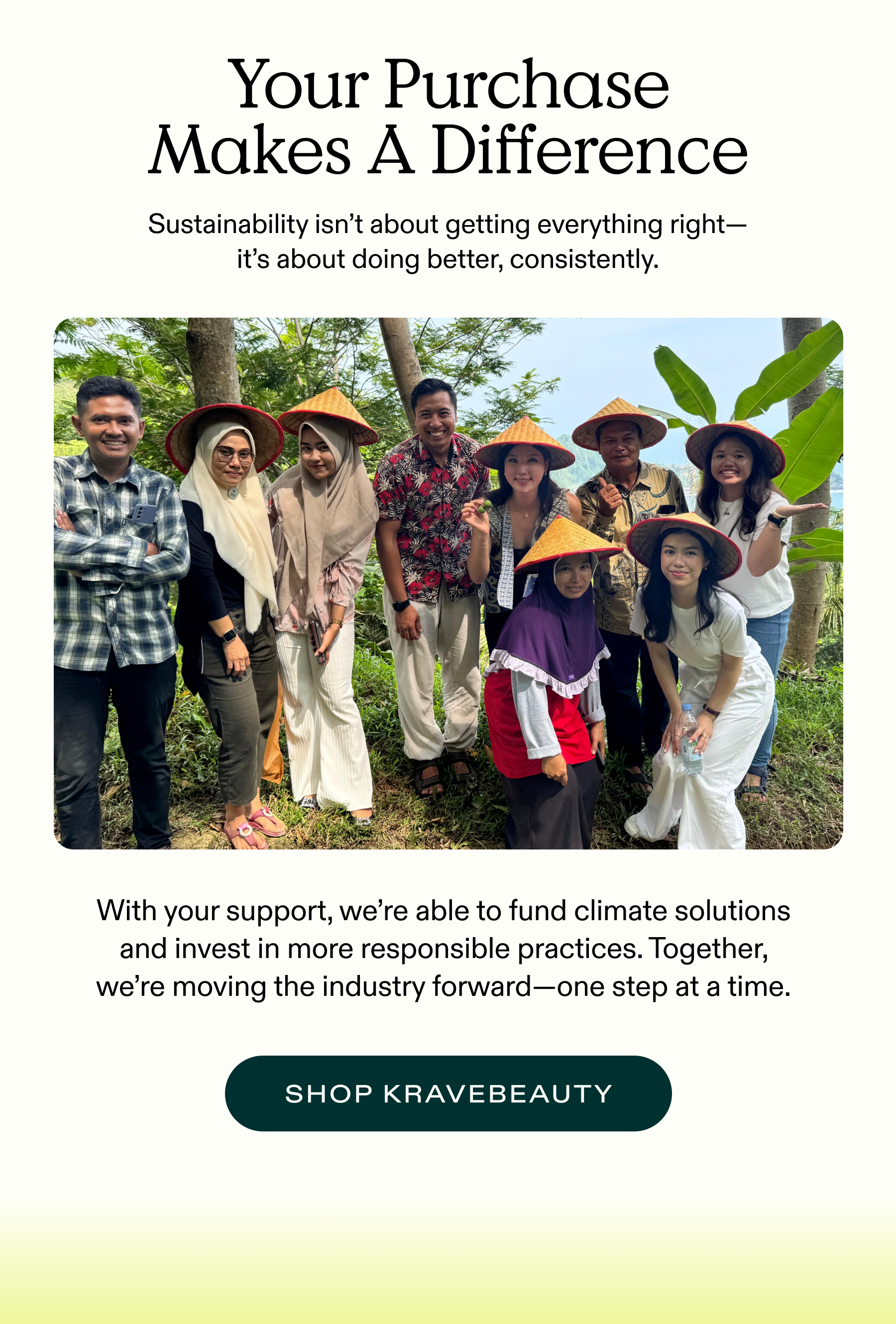 Your purchase makes a difference
