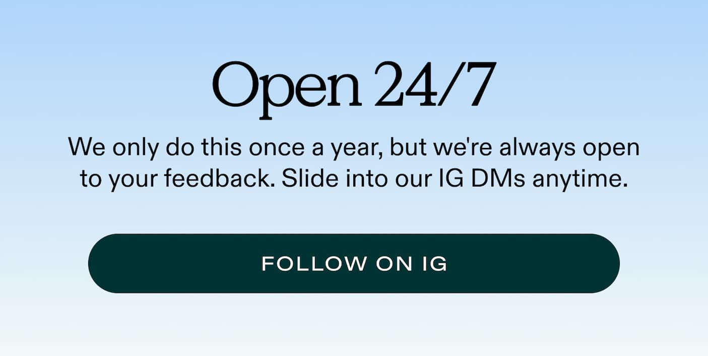 Follow us on IG