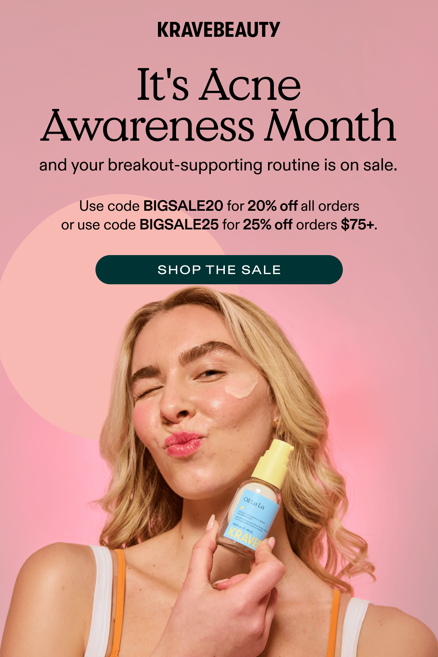 It's Acne Awareness Month AND the Big Bi-Annual Sale!