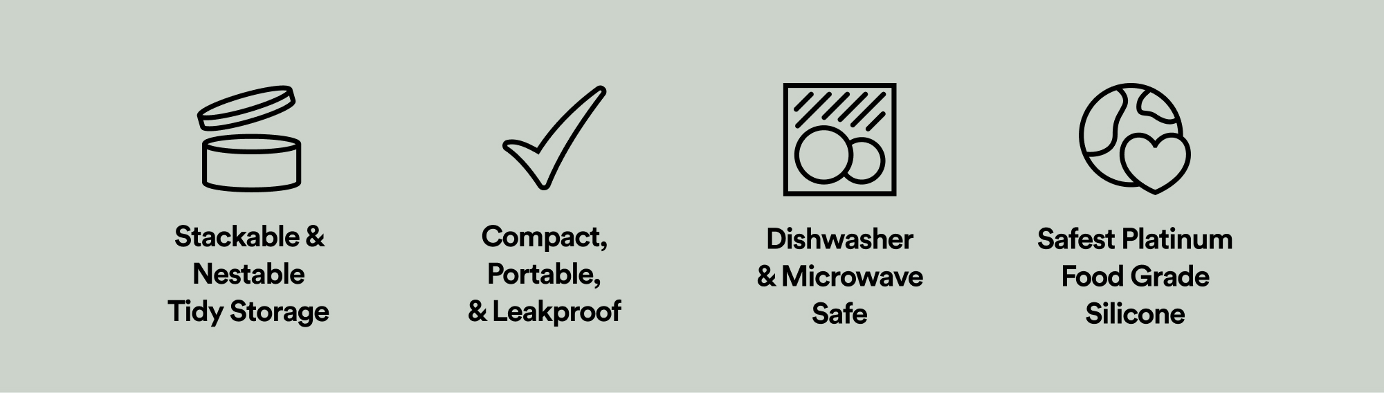 Reusable, collapsible, and waste-free—because going green should be easy. 