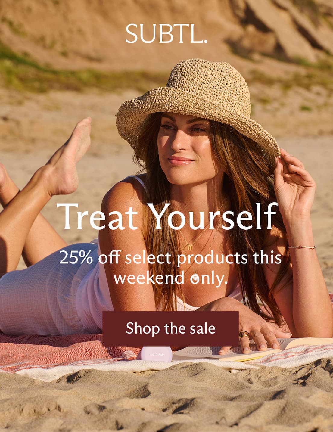 Treat yourself. 25% off select products this weekend only. [ Shop the sale ]