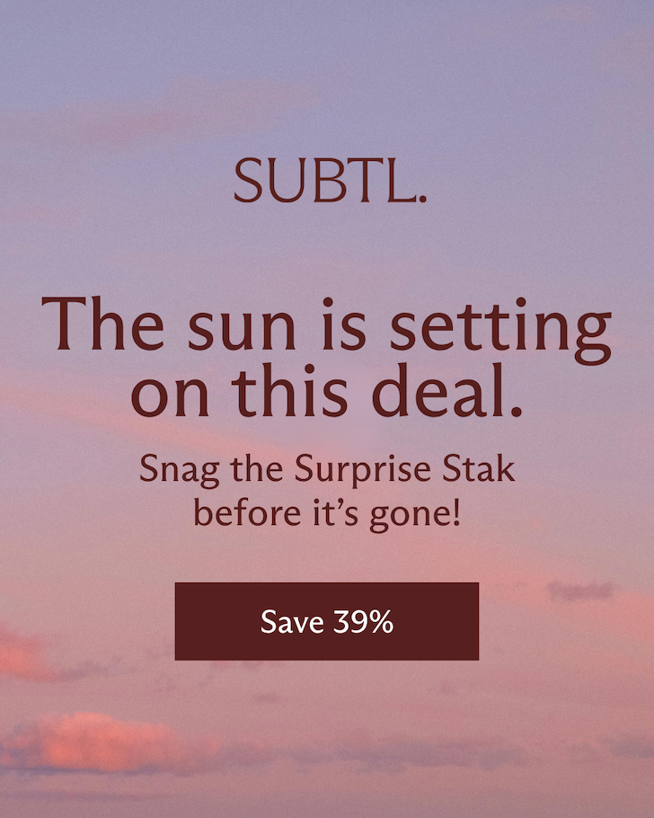 The sun is setting on this deal. Snag the Surprise Stak before it's gone! [ Save 39% ]