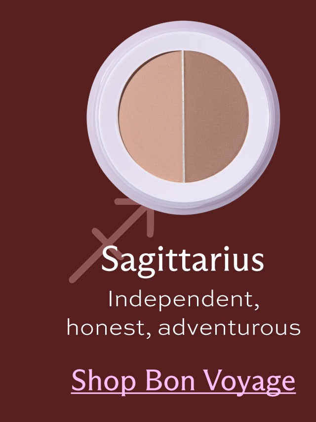 Sagittarius. Independent, honest, adventurous. [ Shop Bon Voyage ]