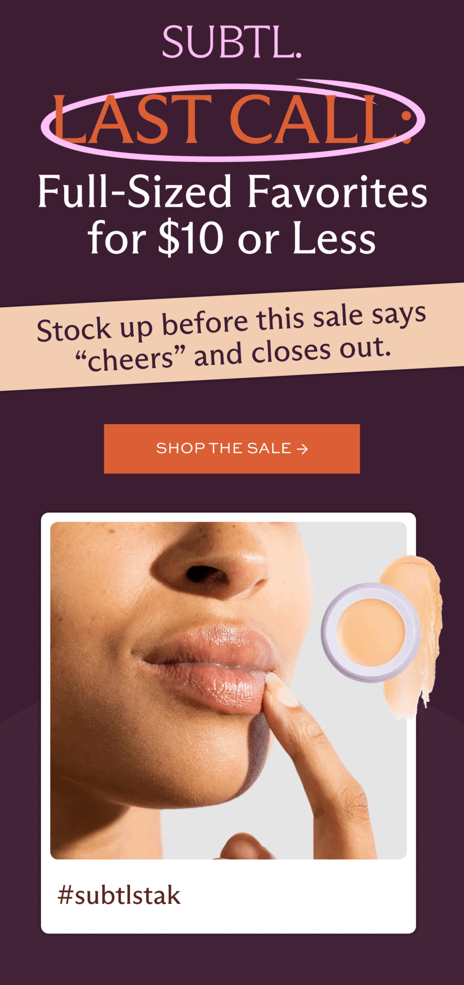 Last call for $10 and under sale!