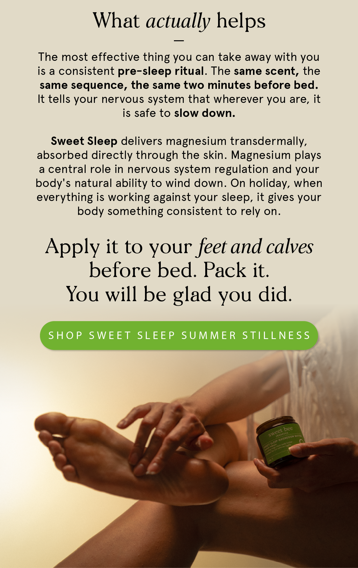 The holiday sleep story nobody talks about