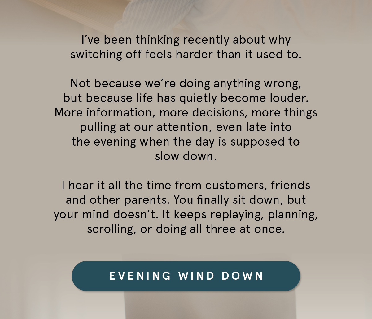 The art of switching off