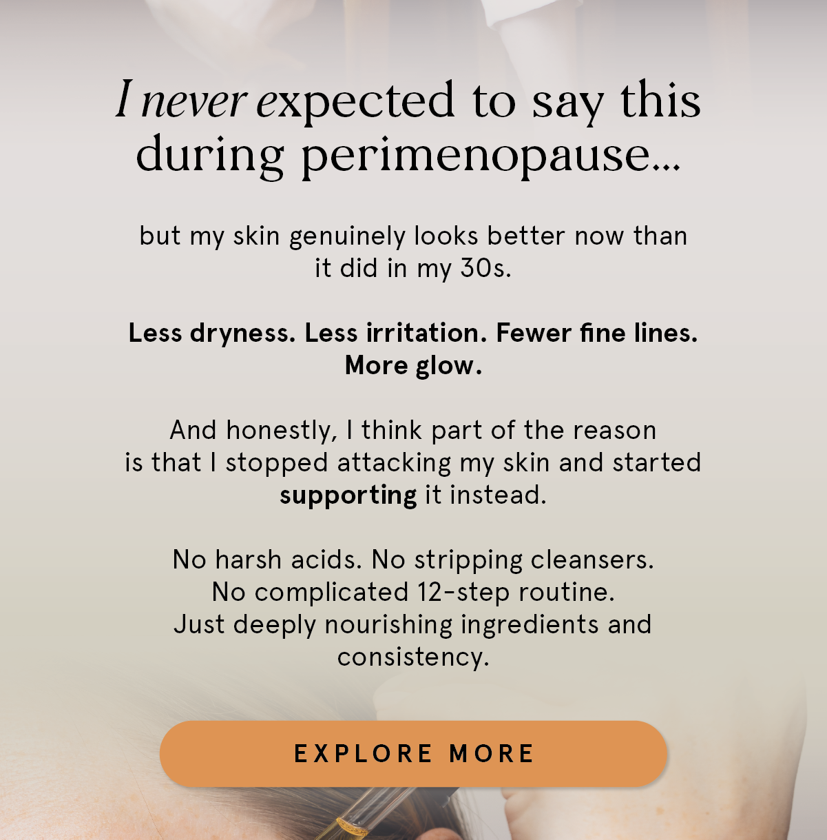 Step by step skincare support