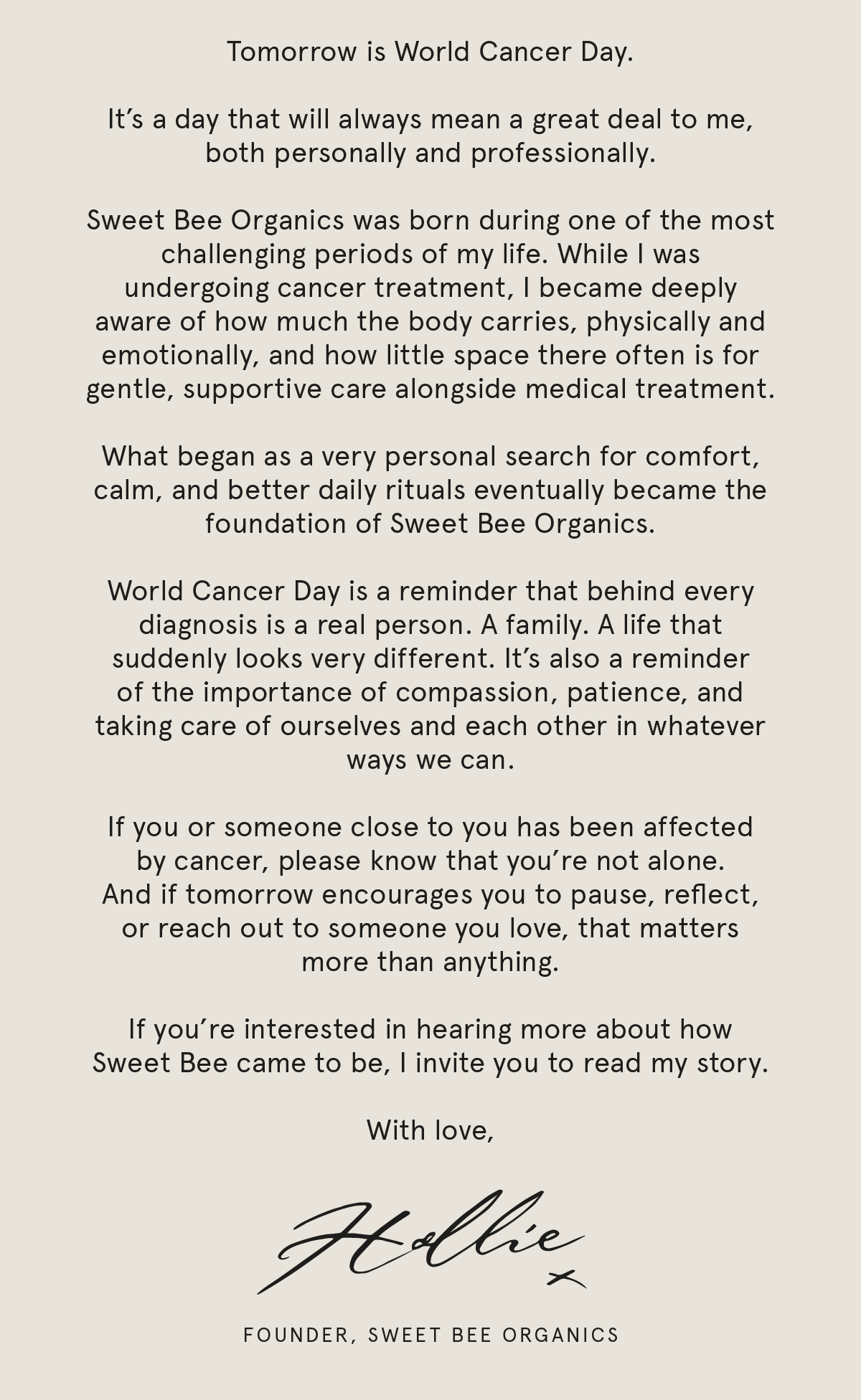 The Story Behind Sweet Bee