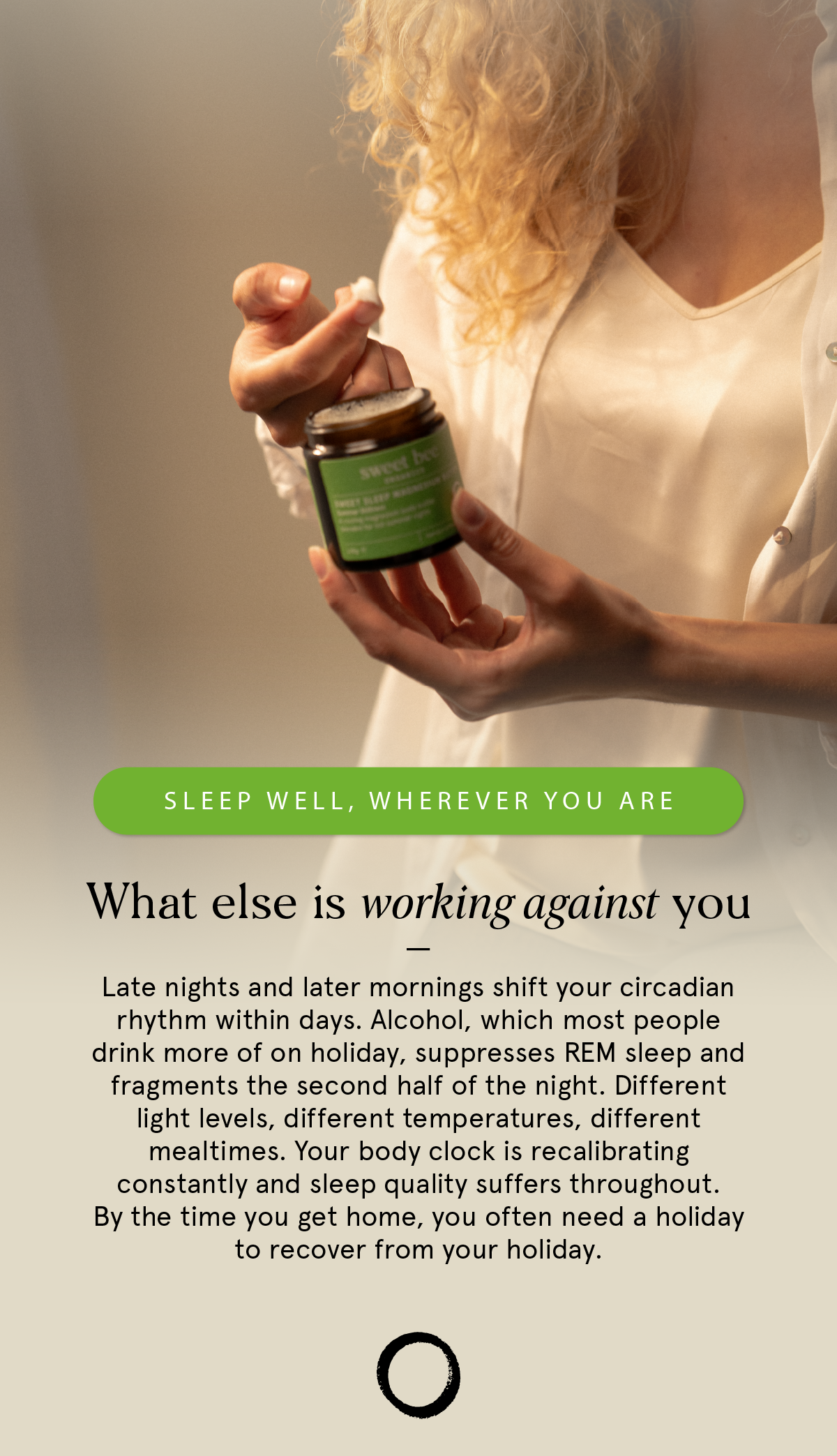 The holiday sleep story nobody talks about