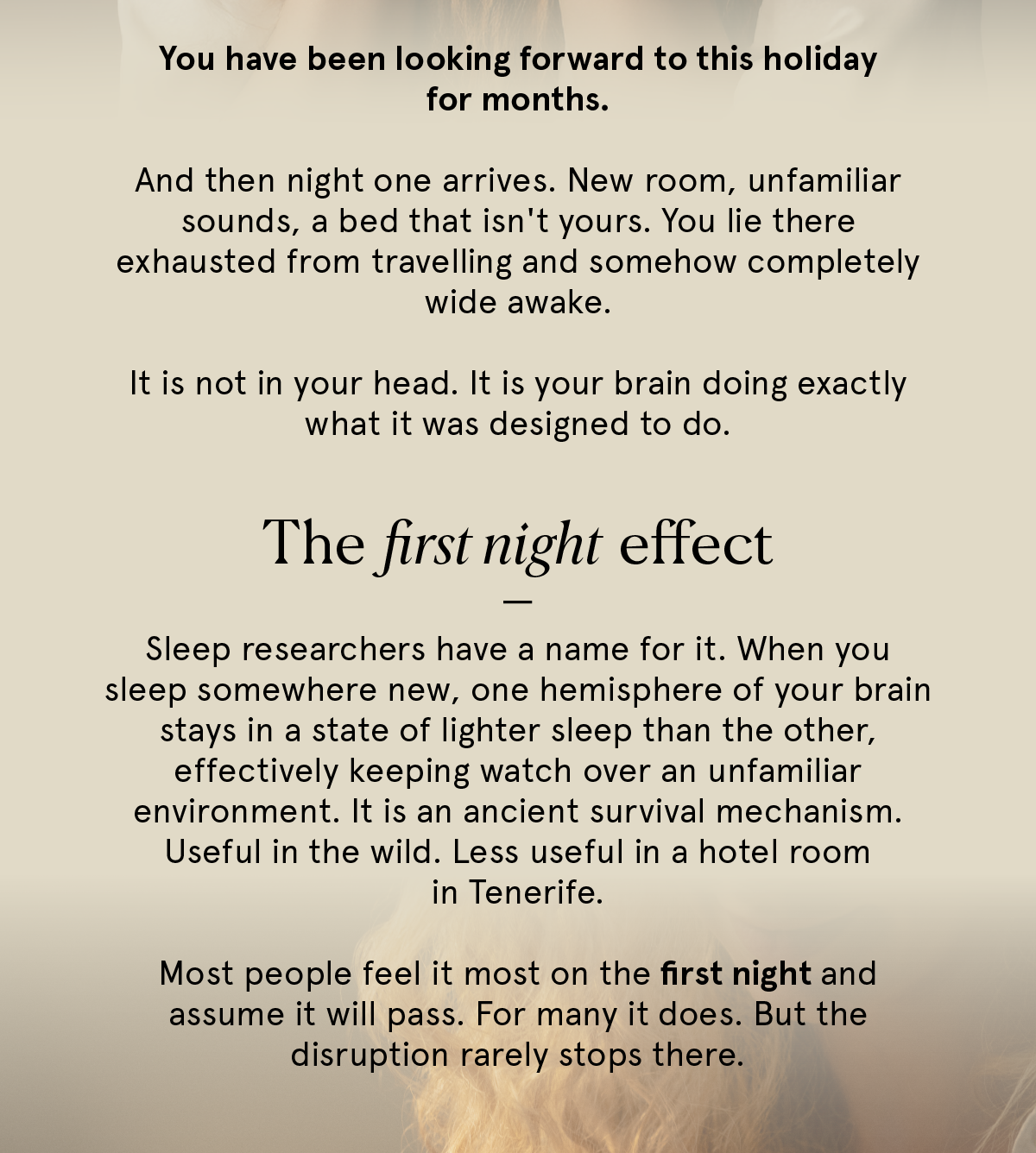 The holiday sleep story nobody talks about