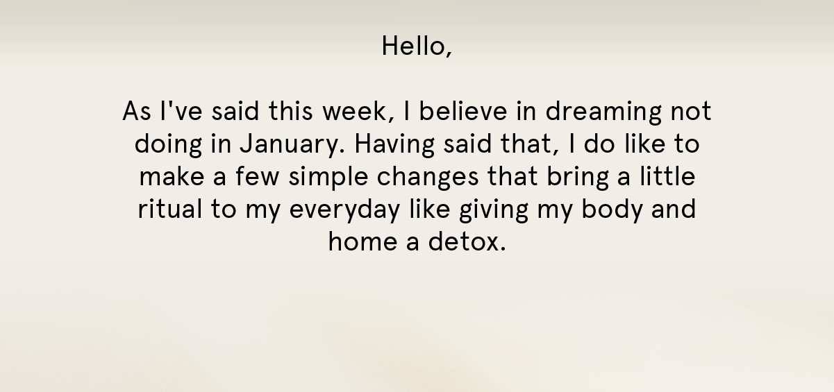 New Year, New Rituals