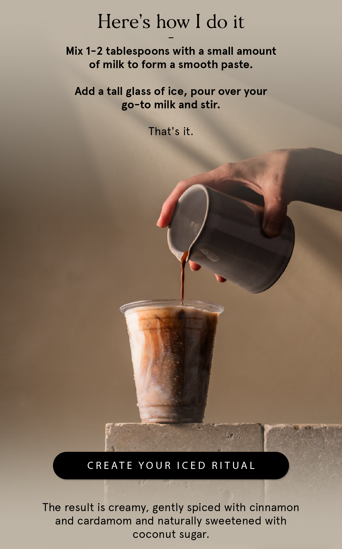 A cooler way to start the day