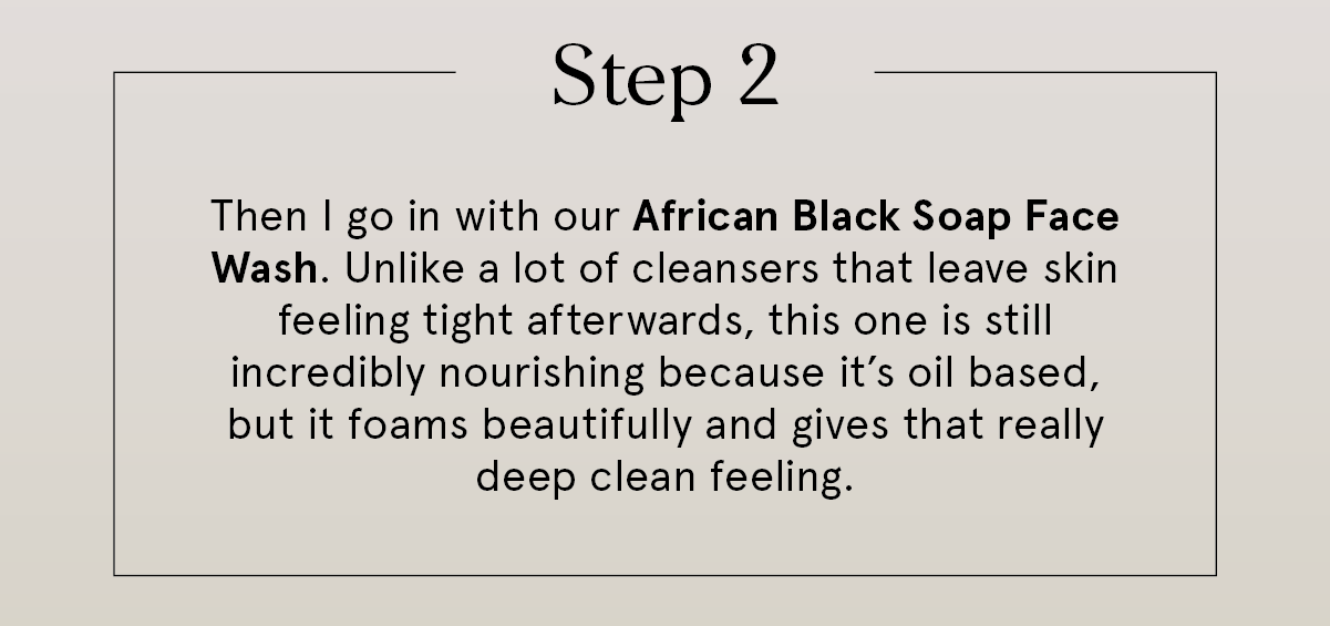 Step by step skincare support