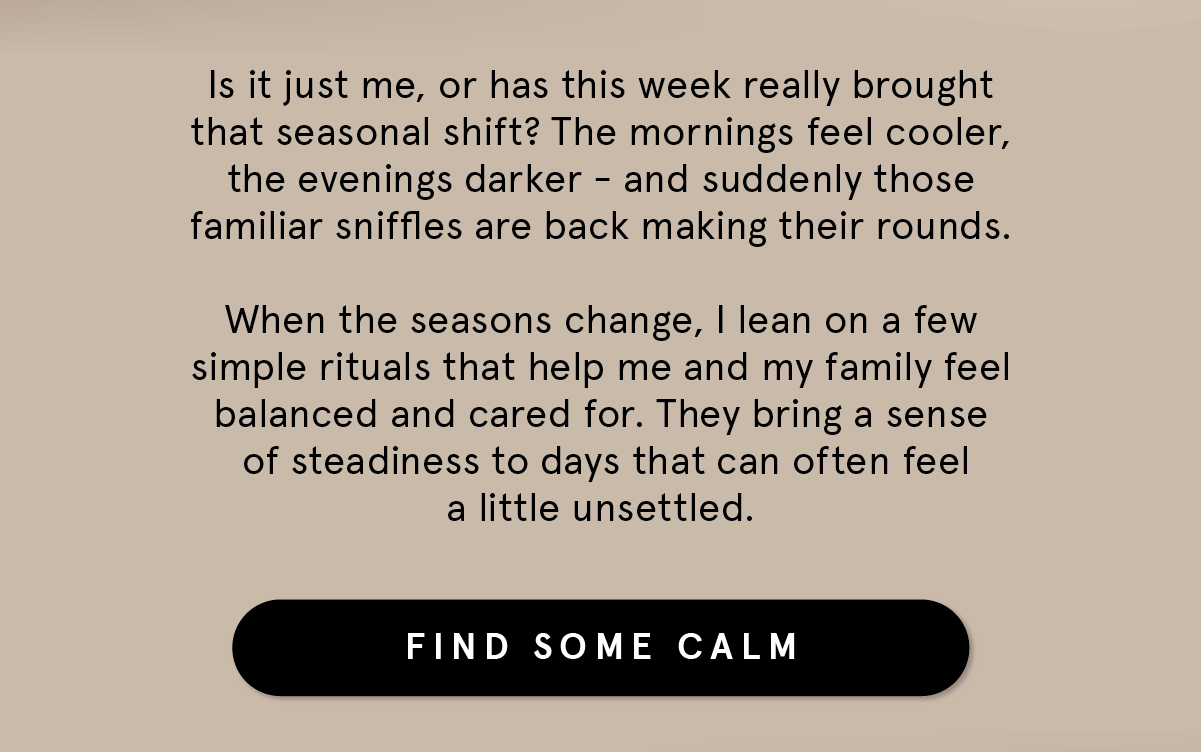 My seasonal wellness blueprint