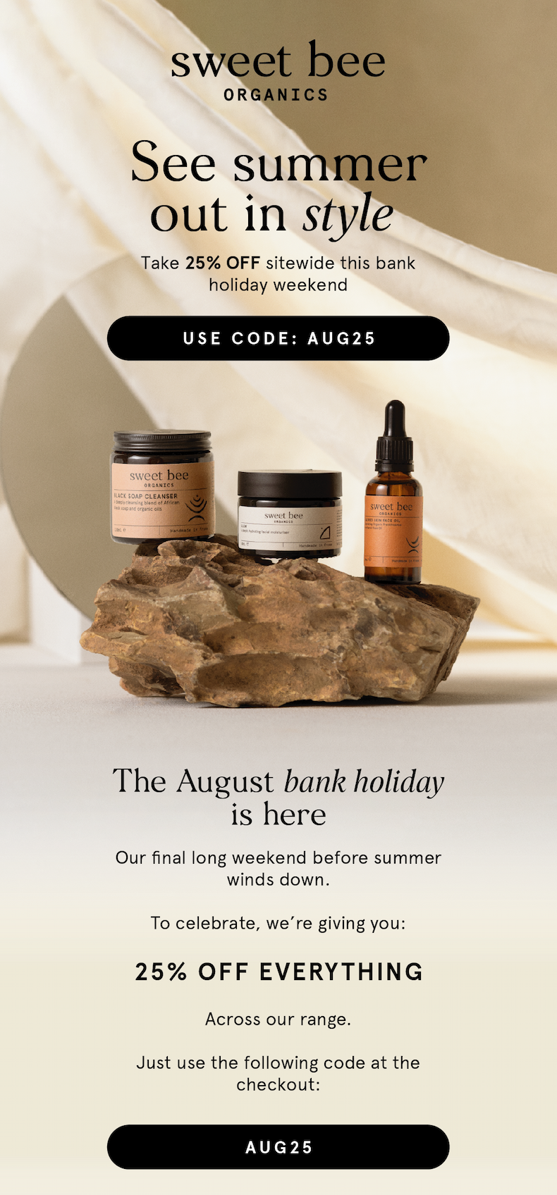 25% off sitewide