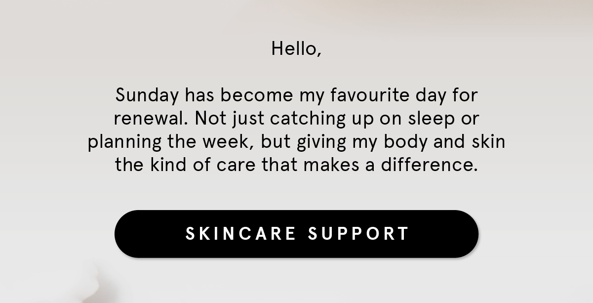 Skincare support