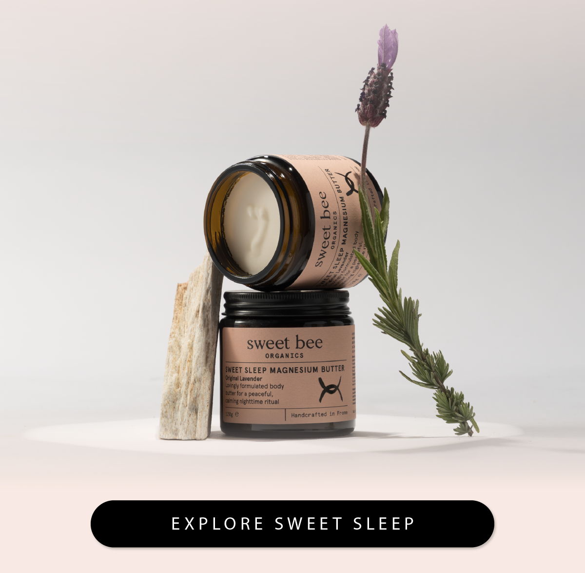 Sweet Sleep Magnesium Butter in Original Lavender. Explore Sweet Sleep.