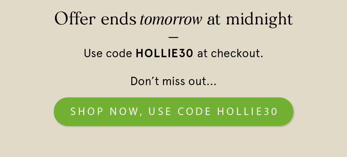 30% off sitewide