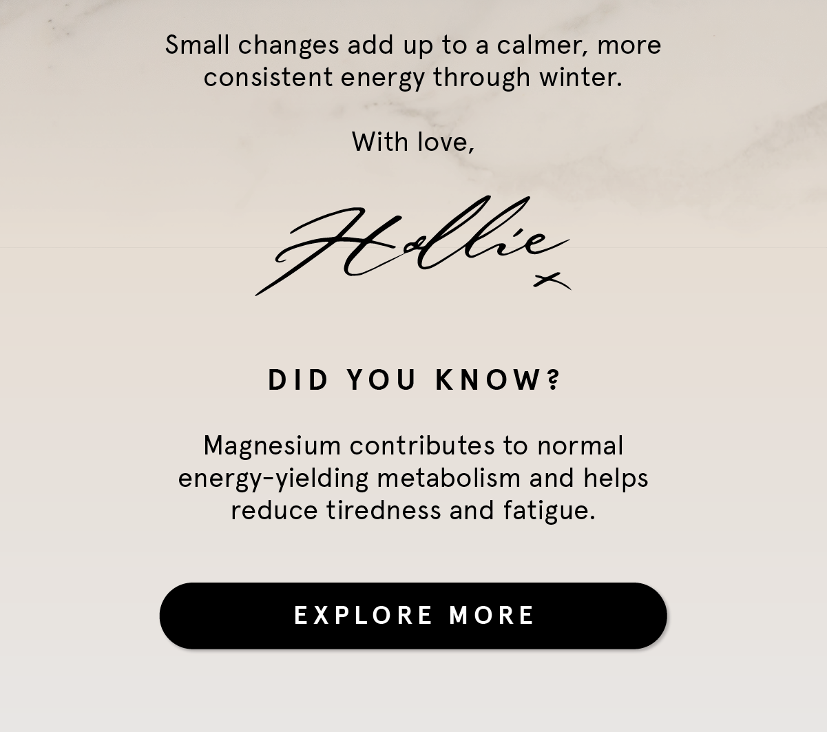 Your natural energy reset