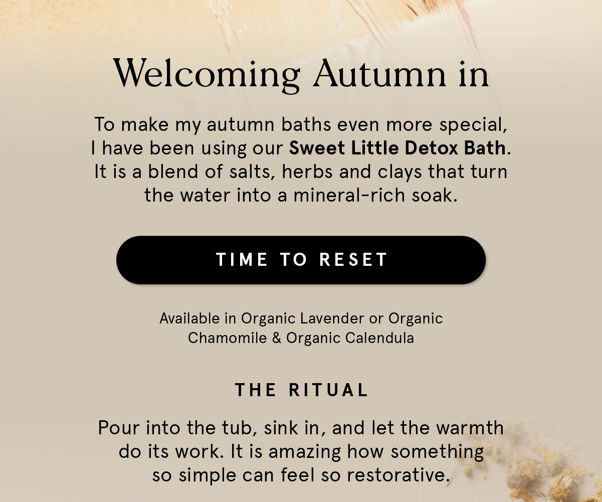 Autumnal Bath Rituals
