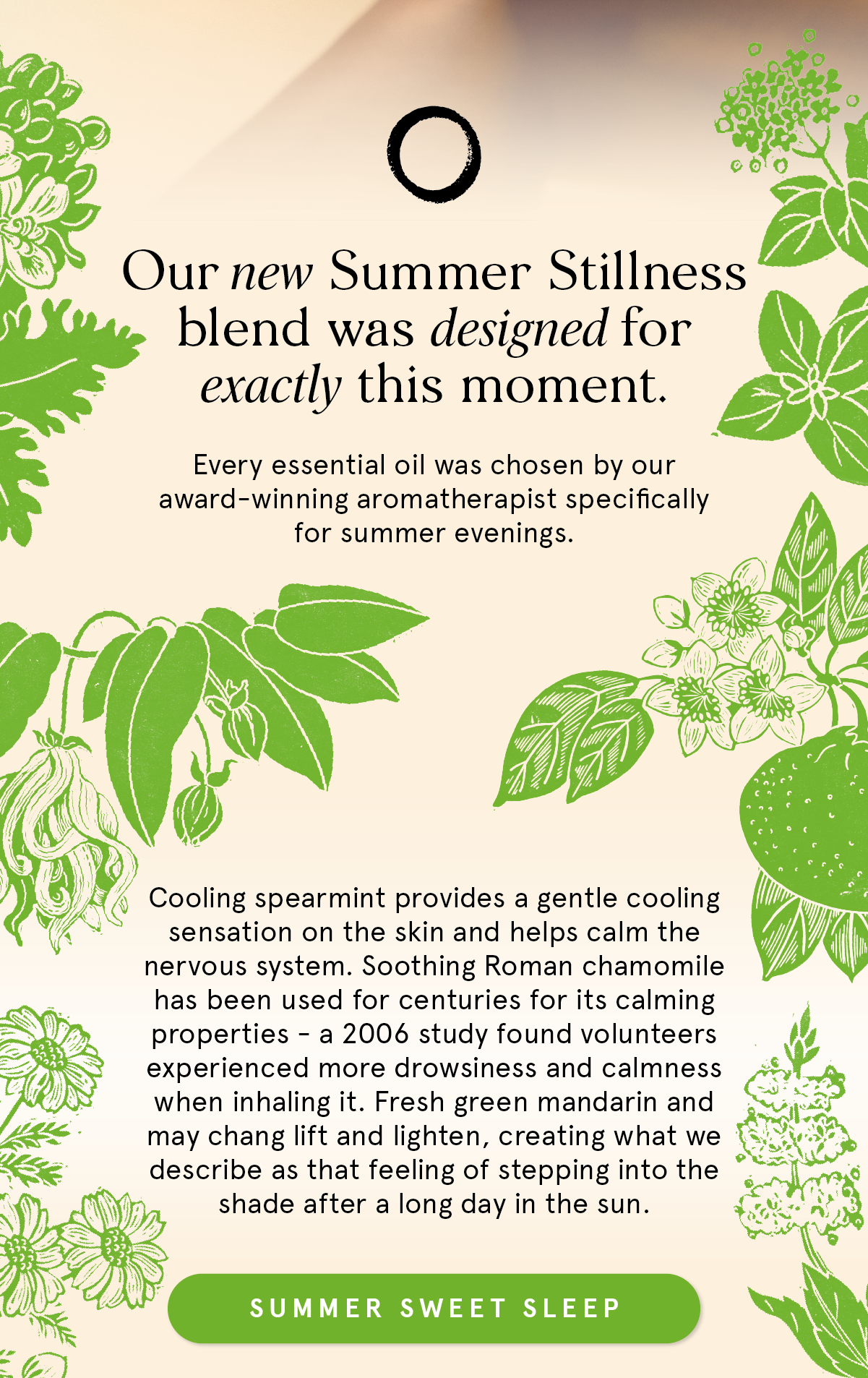 The balance of heat and sleep