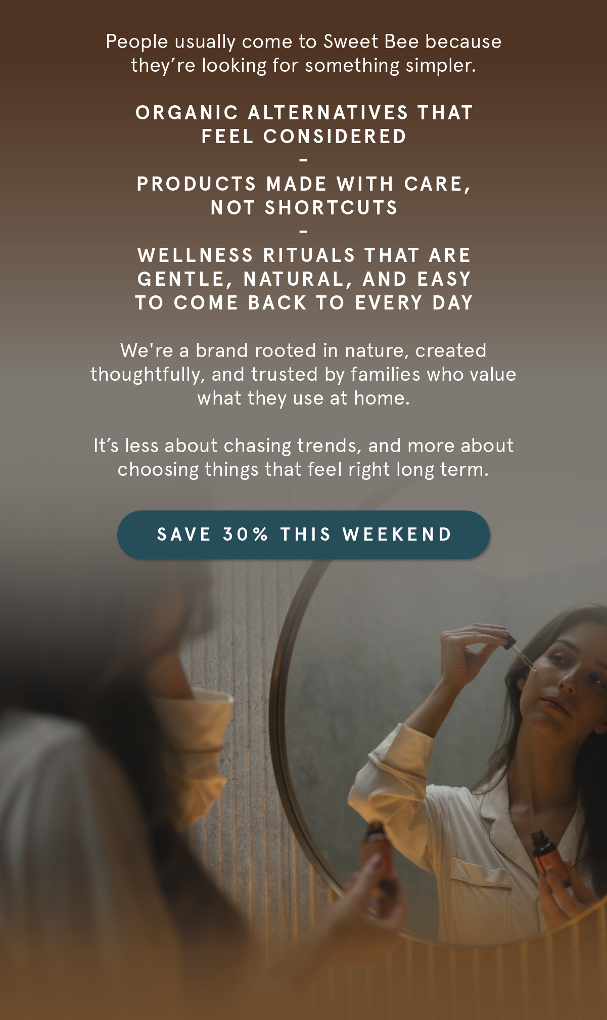 Build new rituals with 30% off