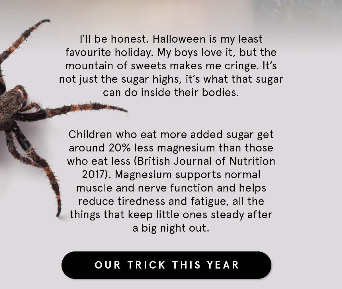 Spooky tales of sugar