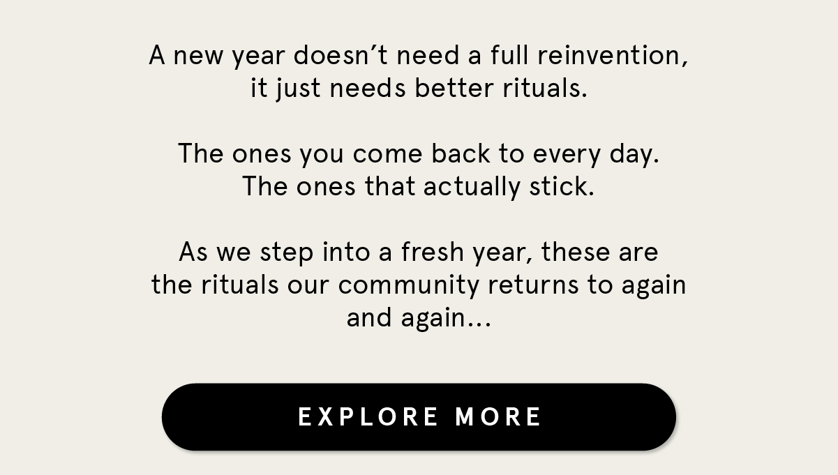New Year, New Rituals