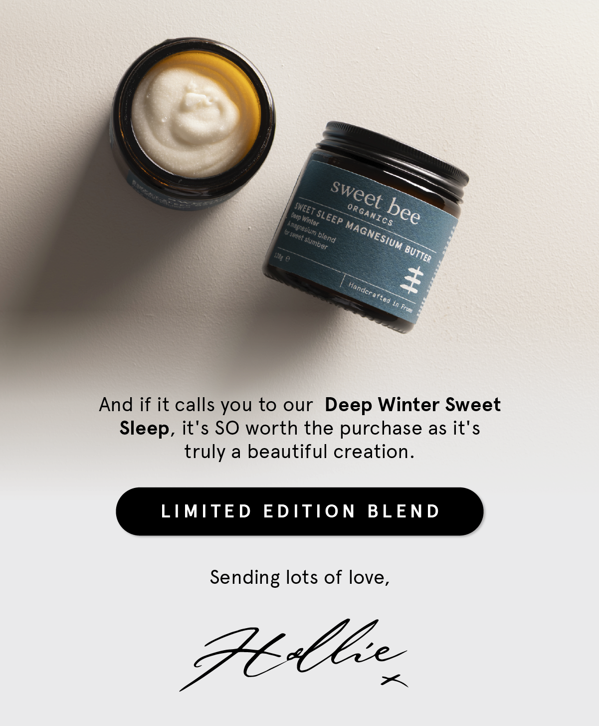 NEW Deep Winter Sweet Sleep Magnesium Butter