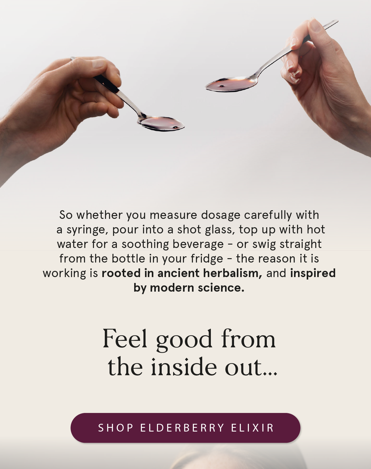 Ancient Remedies. Modern Science. This is Elderberry Elixir