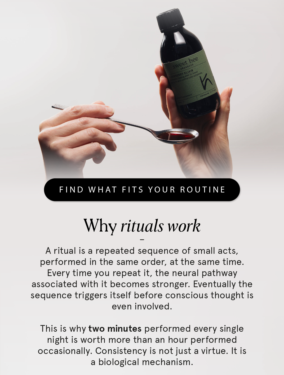 Why small rituals change everything