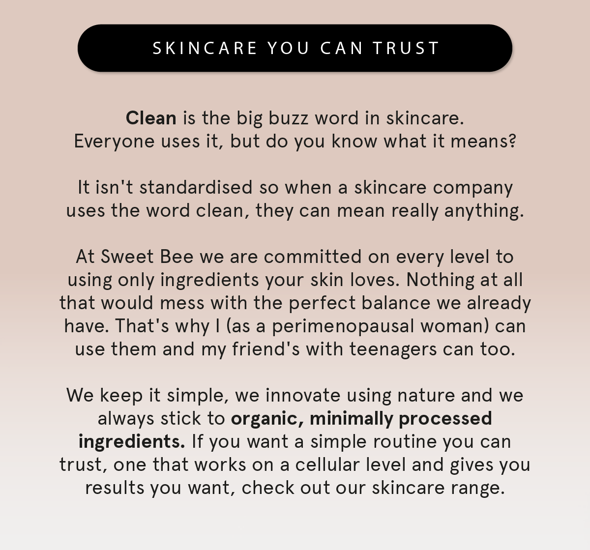 The Truth about 'clean' skincare